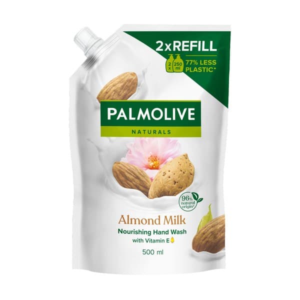 Naturals Milk & Almond, mydło w płynie, uzupełnienie