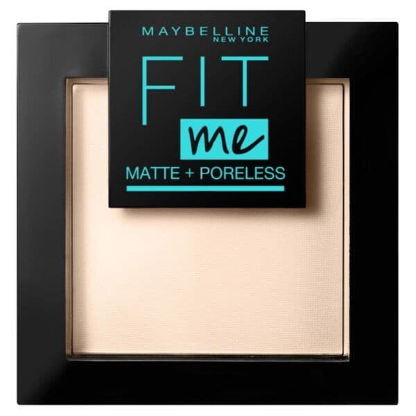 Fit Me Matte + Poreless, puder matujący do twarzy w kompakcie, 120 Classic Ivory