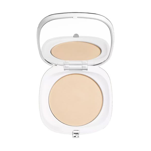 Make Up, satynowy puder prasowany, transparentny