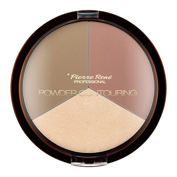 Rene Powder Contouring, pudrowa paletka do konturowania twarzy, nr 02