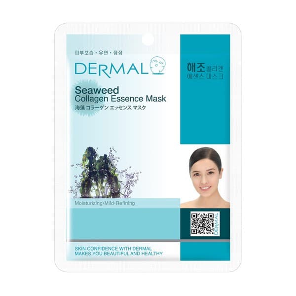 Dermal Seaweeds Collagen Essence Mask, maska w płachcie z wodorostami