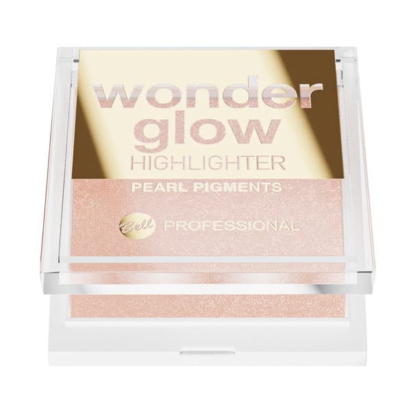 Wonder Glow Highlighter, rozświetlacz prasowany, 02