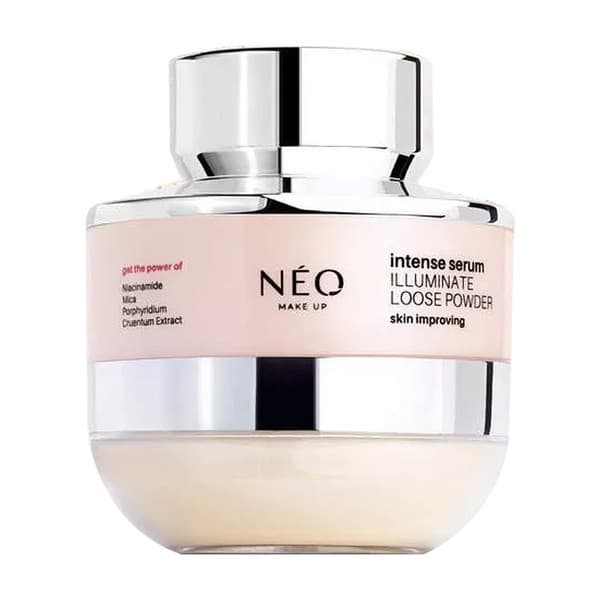 Intense Serum, rozświetlający sypki puder, Transparent