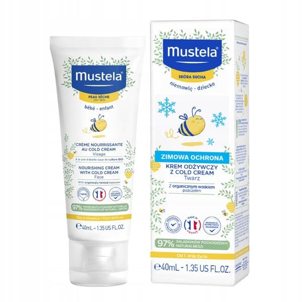 krem odżywczy z Cold Cream i organicznym woskiem pszczelim