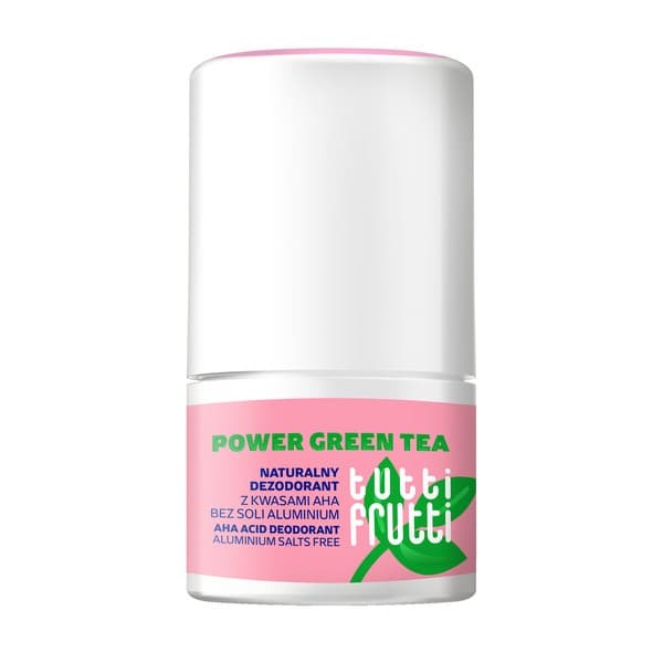 Farmona Tutti Frutti #PowerGreenTea, dezodorant kwasowy AHA, bez soli aluminium