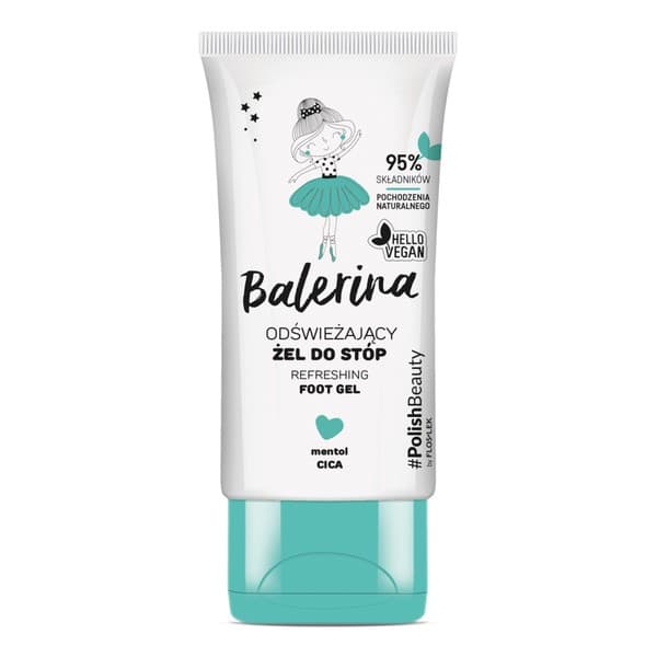 Flos-Lek Balerina, odświeżający żel do stóp