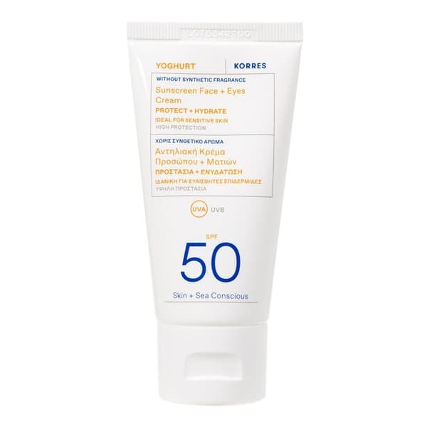 Yoghurt, kremo-żel ochronny do twarzy i oczu SPF50