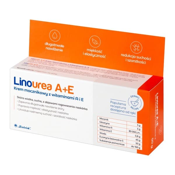 Linourea A+E, krem mocznikowy z witaminami A i E