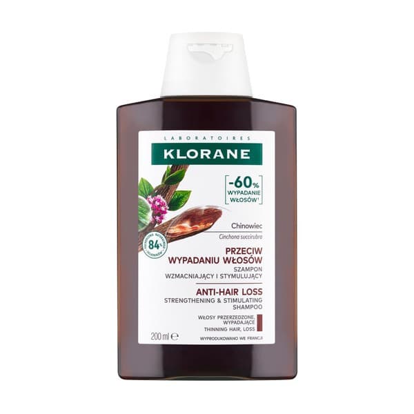 szampon z chininą i organiczną szarotką