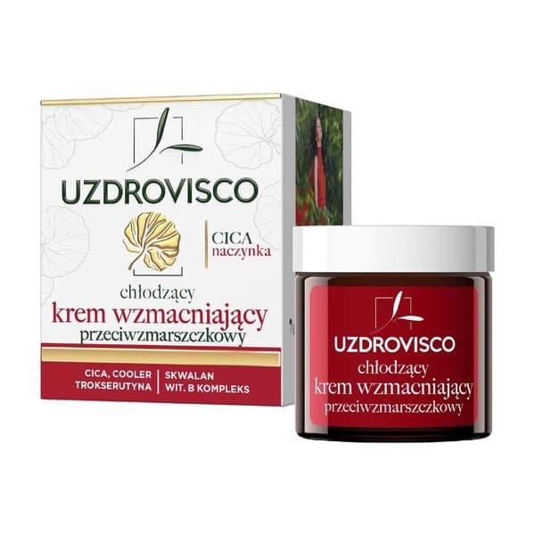 Cica naczynka, chłodzący krem wzmacniający przeciwzmarszczkowy