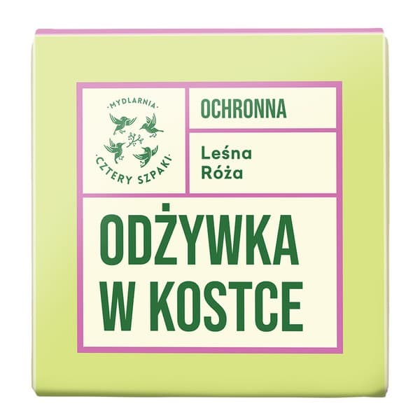 Mydlarnia 4 Szpaki, Leśna Róża, ochronna odżywka w kostce