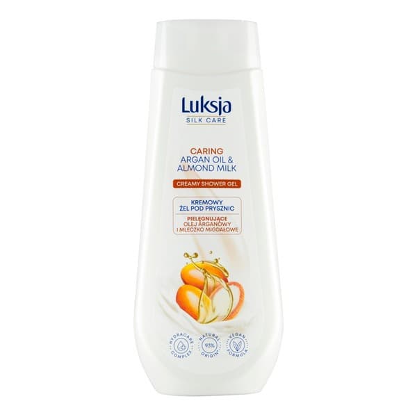 Silk Care, żel pod prysznic, Argan Oil & Almond Milk