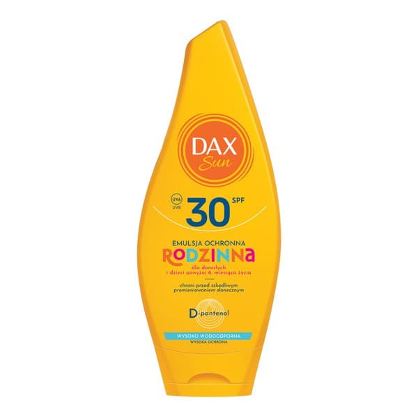 Sun, rodzinna emulsja ochronna do opalania SPF 30