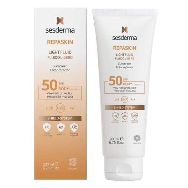 Repaskin Light Fluid, przeciwsłoneczny balsam do ciała SPF50