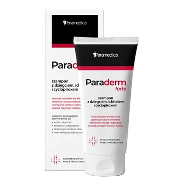 forte, szampon z dziegciem, ichtiolem i cyclopiroxem