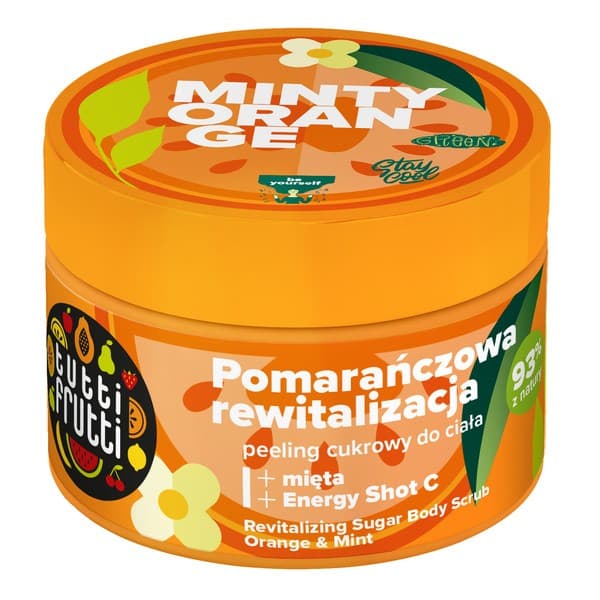 Farmona Tutti Frutti, Rewitalizujący peeling cukrowy, Pomarańcza i Mięta