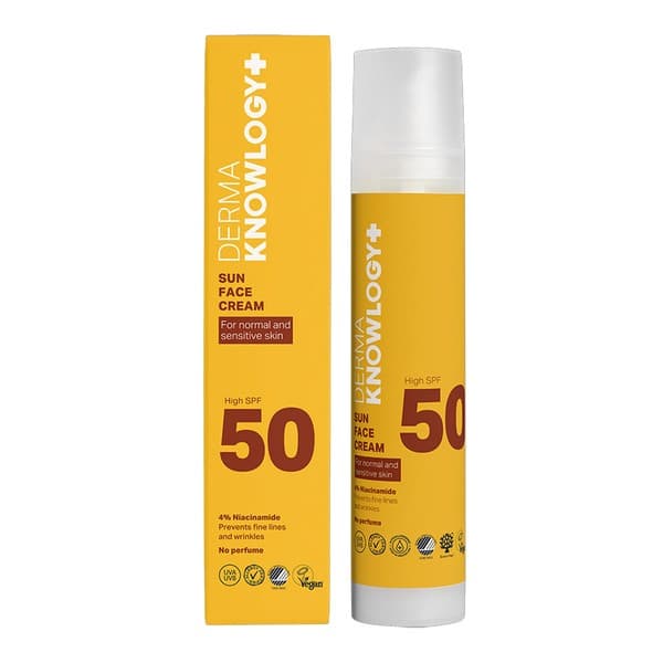 Derma Knowlogy+, krem przeciwsłoneczny do twarzy, SPF 50