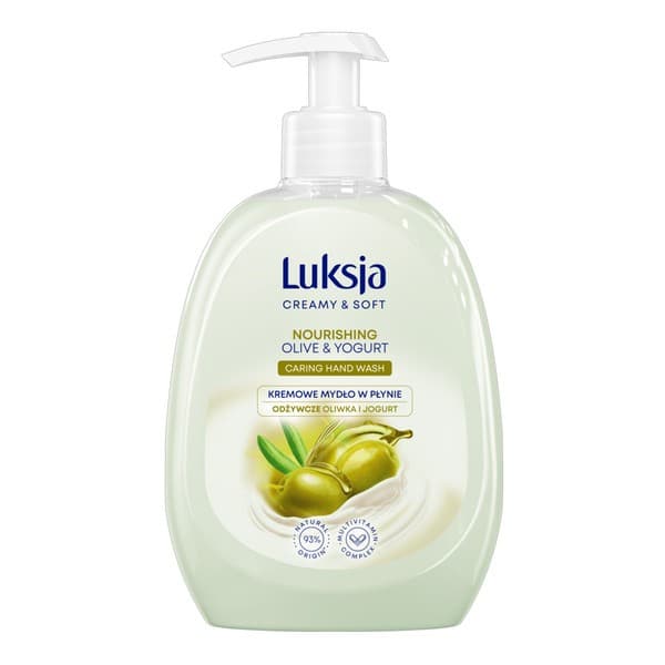 Creamy & Soft, odżywcze mydło w płynie, Oliwka i Jogurt