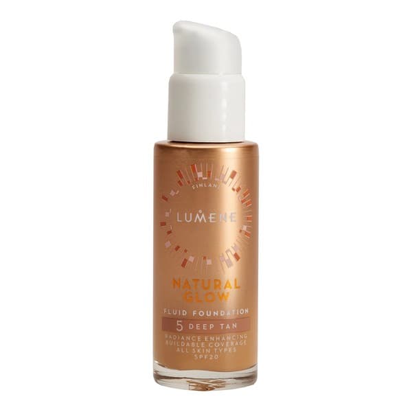 Natural Glow, podkład rozświetlający SPF 20, 5 Deep Tan