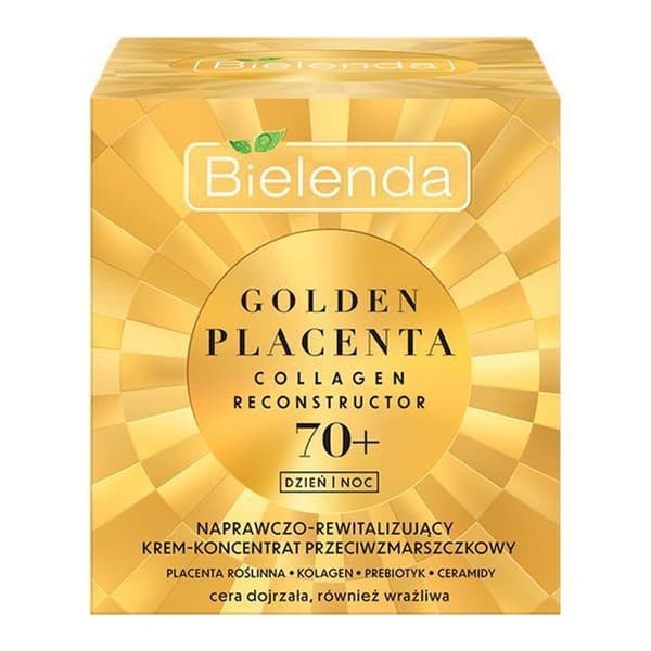 Golden Placenta, Colagen Reconstructor, krem-koncentrat przeciwzmarszczkowy, naprawczo-rewitalizujący, 70+