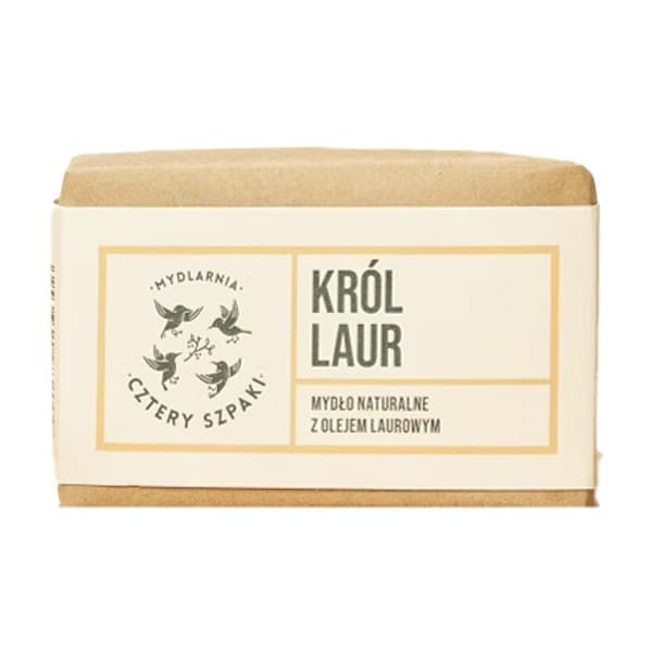 Mydlarnia 4 Szpaki, naturalne mydło w kostce, Król Laur