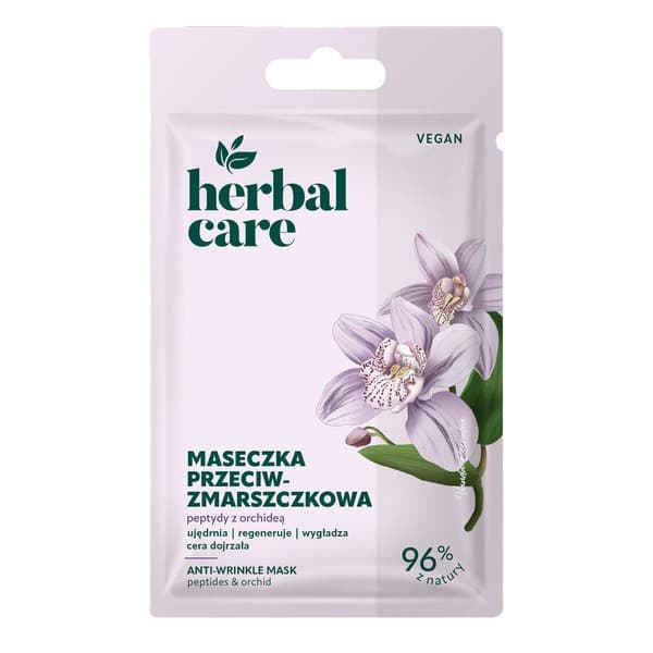 Farmona Herbal Care, maseczka przeciwzmarszczkowa, peptydy z orchideą
