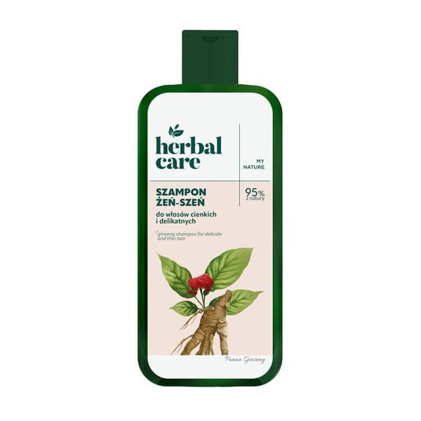 Farmona Herbal Care, szampon do włosów cienkich i delikatnych, żeń-szeń