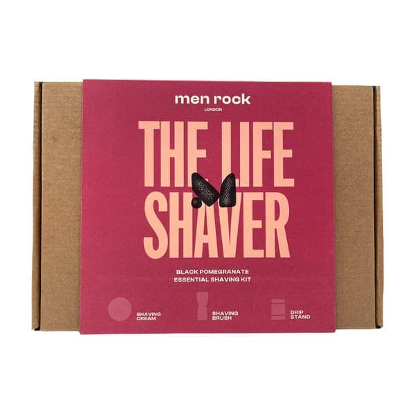 The Life Shaver Czarny Granat, zestaw upominkowy