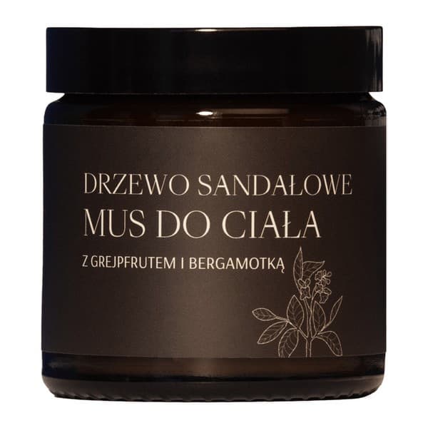 Natural Cosmetics, Drzewo Sandałowe mus do ciała z grejpfrutem i bergamotką