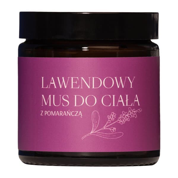 Natural Cosmetics, Lawendowy mus do ciała z pomarańczą