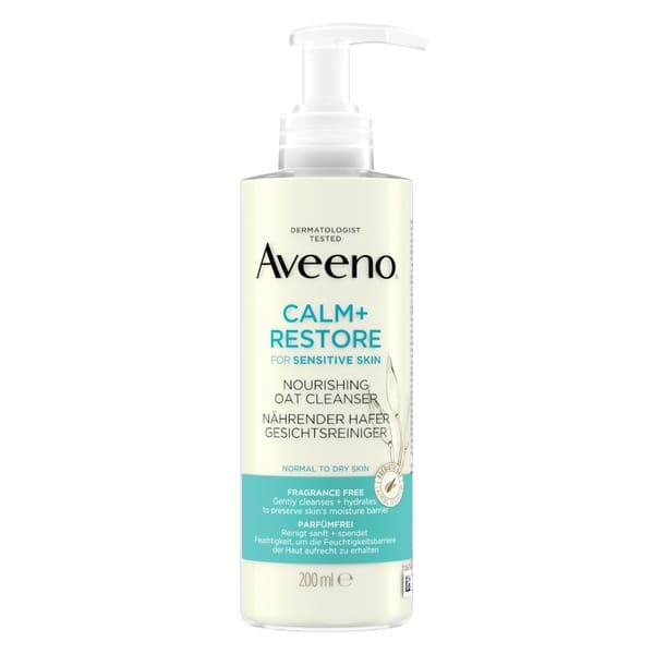 Calm+ Restore, odżywczy żel owsiany do mycia