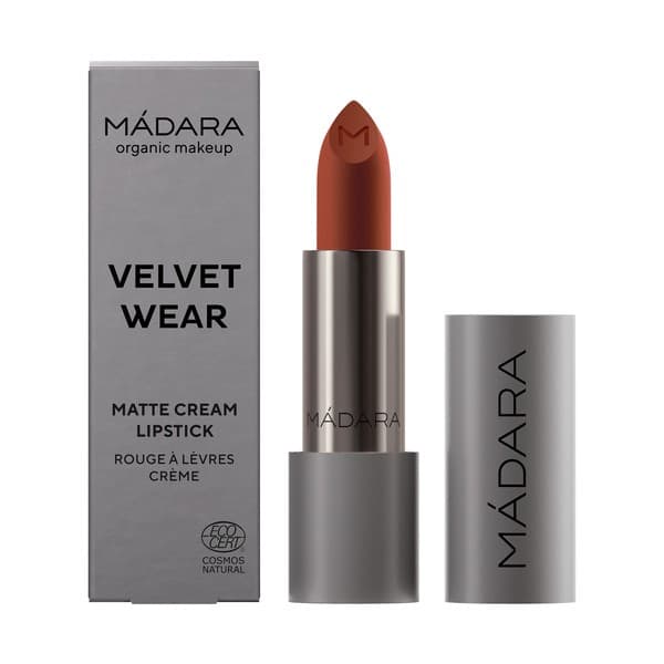 Velvet Matte Cream Lipstick, matowa pomadka o satynowym wykończeniu, Magma