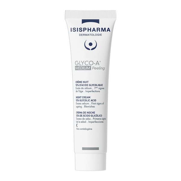 GLYCO A Medium peeling, krem na noc z 12% kwasem glikolowym