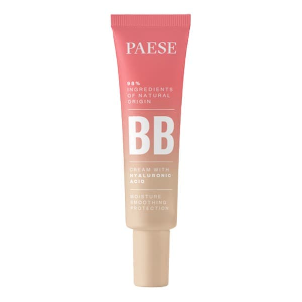 Naturalny krem koloryzujący BB z kwasem hialuronowym 02 beige Paese