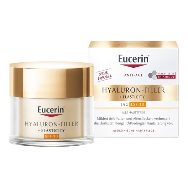 Hyaluron Filler + Elasticity, przeciwzmarszczkowy krem na dzień SPF 30