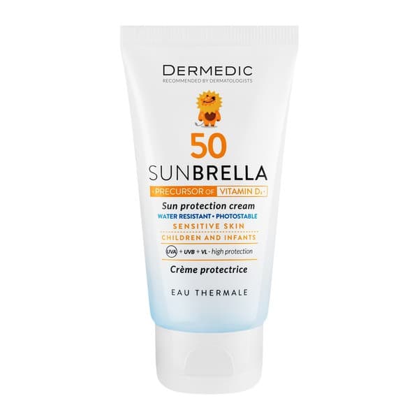 Sunbrella, krem ochronny SPF 50 do twarzy, od 1. miesiąca życia