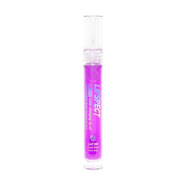 Lipspect Lip Switch Color Changing Lip Oil, olejek do ust zmieniający kolor, 105 Grape Minds Think Alike