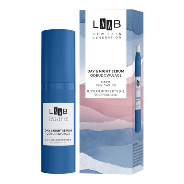 LAAB AM:PM Skincycling, day&night, serum odbudowujące z oligopeptydem