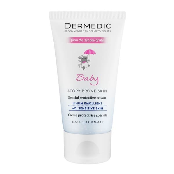 Emolient Linum Baby, ochronny krem specjalny SPF 15