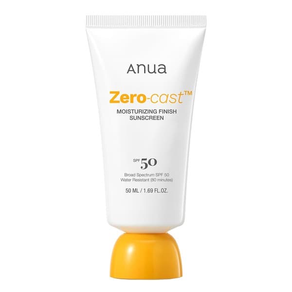 Zero-Cast Moisturizing Finish Sunscreen, krem przeciwsłoneczny SPF 50