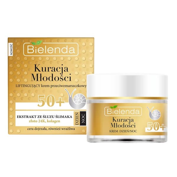 Kuracja Młodości, liftingujący krem przeciwzmarszkowy 50+