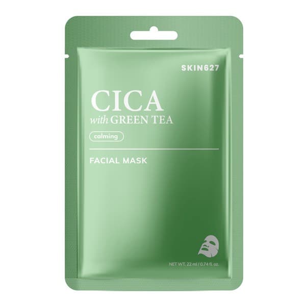 Cica with Green Tea, łagodząca maska do twarzy