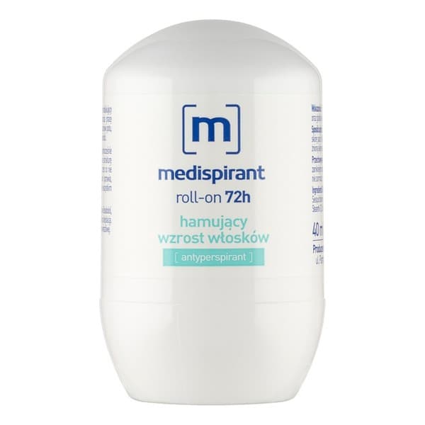antyperspirant hamujący wzrost włosków 72 h, roll-on