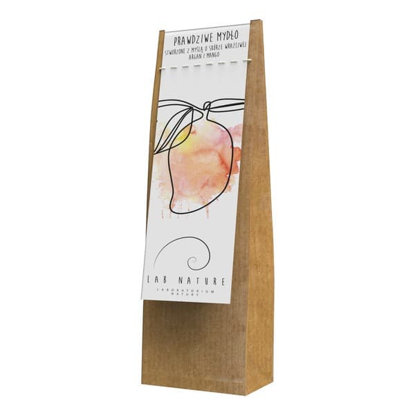 Nature, Prawdziwe Mydło argan i mango, mydło kraftowe ręcznie robione
