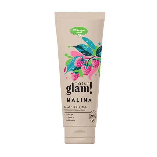 Glam!, balsam do ciała, Malina