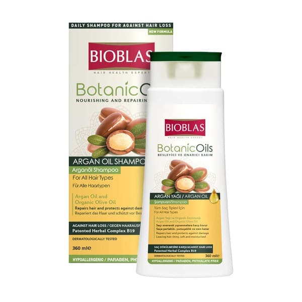 Botanic Oils, odżywczy szampon arganowy przeciw wypadaniu włosów