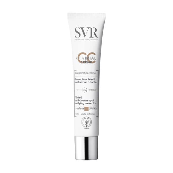 Clairial Creme CC, korektor kryjący przebarwienia, medium, SPF 50+