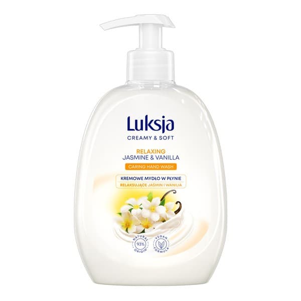 Creamy & Soft, relaksujące mydło w płynie, Jaśmin i Wanilia