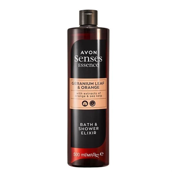 Avon Senses Essence, eliksir do kąpieli, Geranium i Pomarańcza