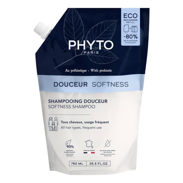 Phyto, Softness, Hair Shampoo, Softening